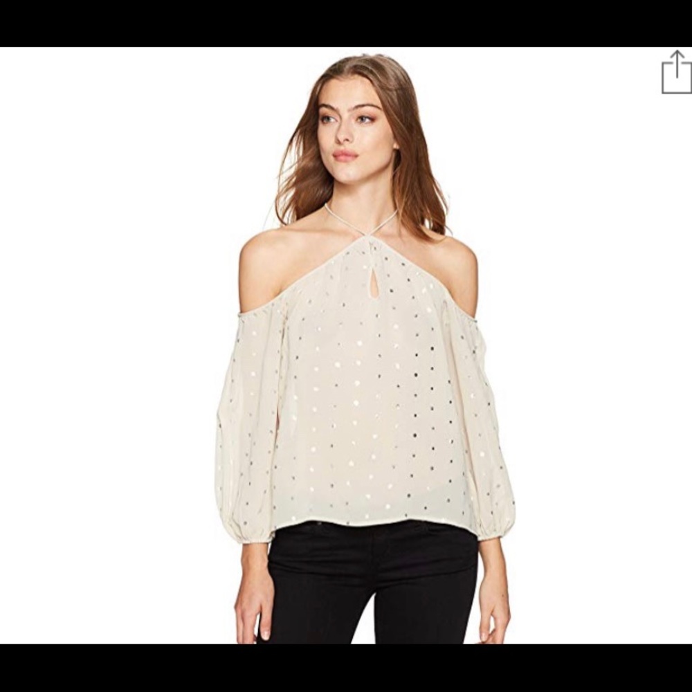 BB Dakota
Women's Long  Aletha Metallic Dot Top
